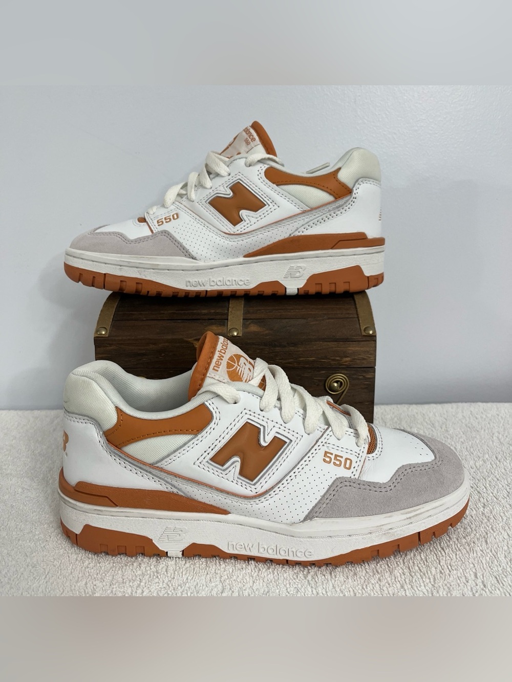 New Balance 550 Burnt Orange BB550LSC Men’s - SIZE 7 Women’s 8.5 Sneakers